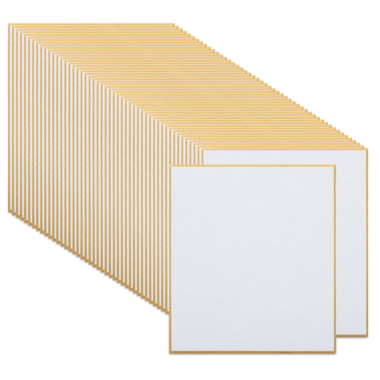 Aitoh Hosho Paper Shikishi Boards - 4-3/4" x 5-1/4", Pkg of 50